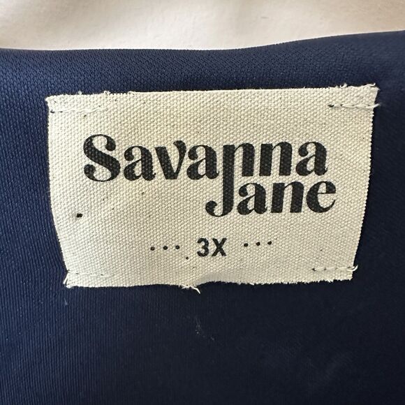 Savanna Jane Dress 3X Floral & Aztec Print Embroidered Boxy Boho Western - Picture 2 of 6